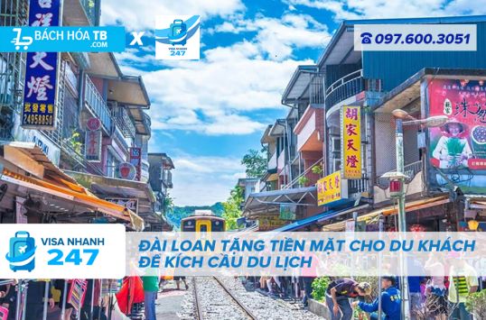 Du khách Việt du lịch Đài Loan được tặng tiền khủng?