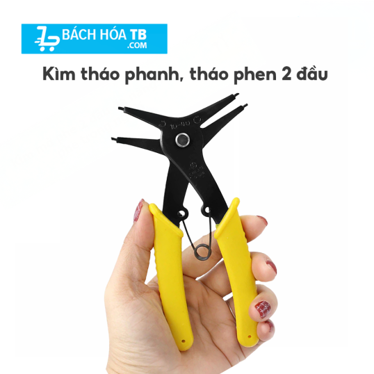 Kìm mở phe đa năng trong phe ngoài 2 đầu đa năng 2 trong 1 dài 140mm mở phe đường kính 10mm-40mm