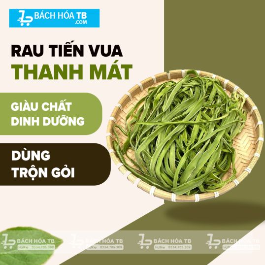 Rau Tiến Vua Khô Loại 1, Được Sấy Lạnh, Ăn Rất Giòn, Dai và Ngọt, Dùng Trộn Gỏi, Nhúng Lẩu Rất Ngon