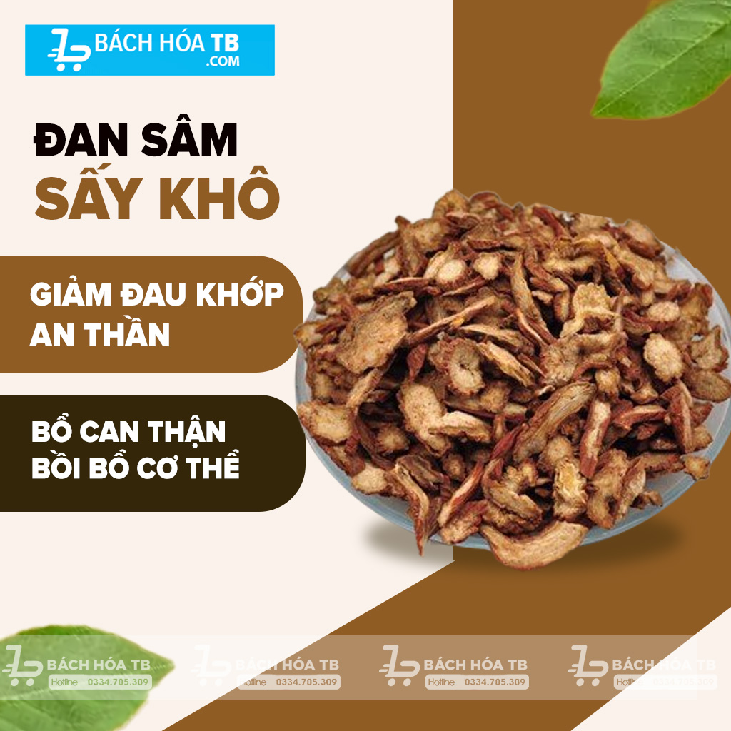 Đan Sâm ( Đơn Sâm ) Lát Mỏng Sấy Khô