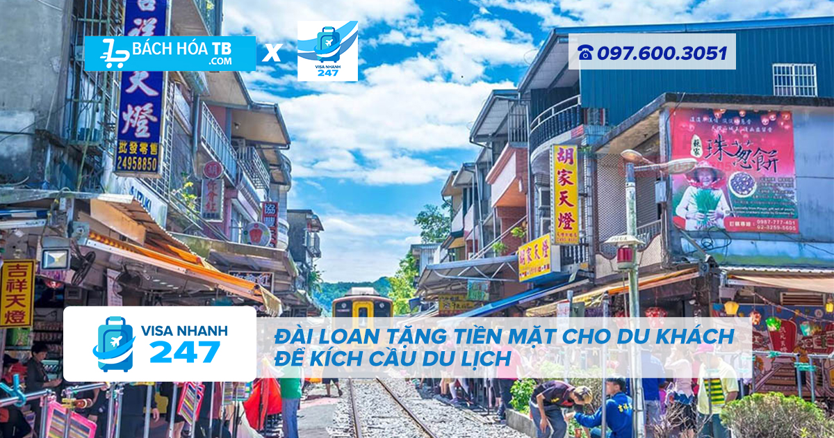 Du khách Việt du lịch Đài Loan được tặng tiền khủng?