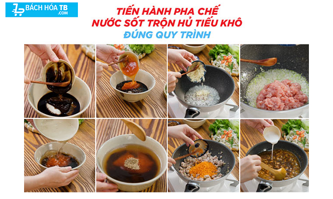 quy trình chế biến hủ tiếu khô