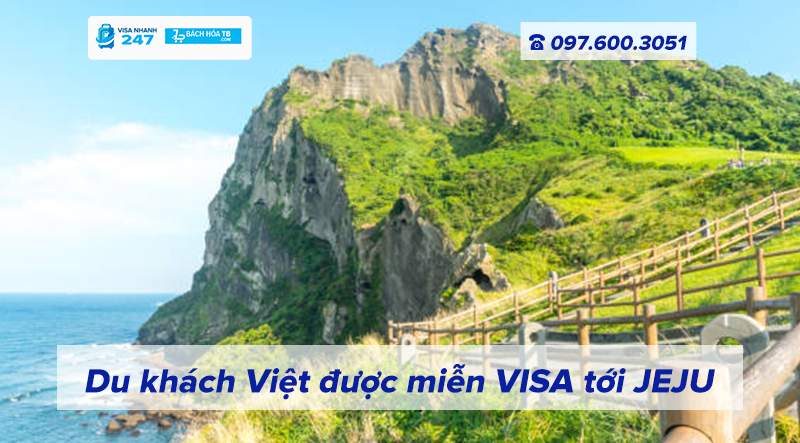 Du khách Việt được miễn Visa tới Jeju