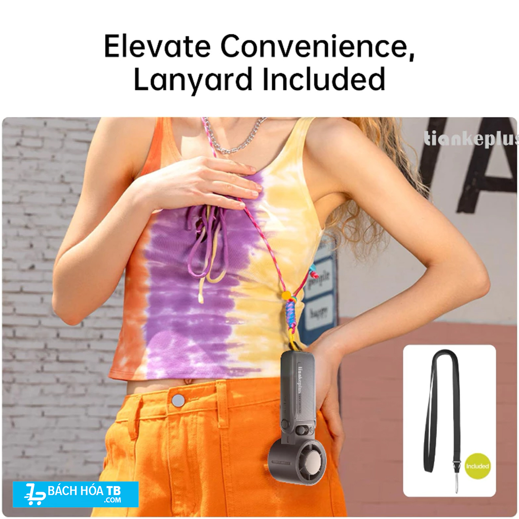 Quạt Sò Lạnh Cầm Tay Tiankerplus TF30 Air Ultra – 199 Cấp Gió, Pin 10000mAh, Màn Hình LED, , Cực Mát Mùa Hè