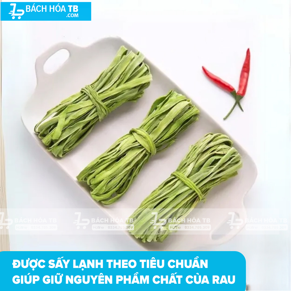 Rau Tiến Vua Khô Loại 1, Được Sấy Lạnh, Ăn Rất Giòn, Dai và Ngọt, Dùng Trộn Gỏi, Nhúng Lẩu Rất Ngon