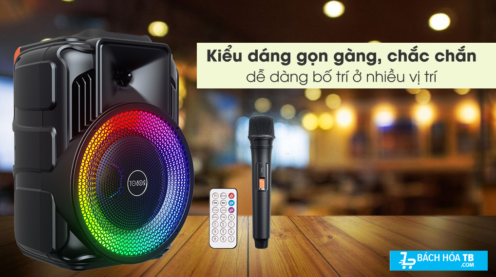 Loa Bluetooth Karaoke ROBOT RB500 - Thiết kế 