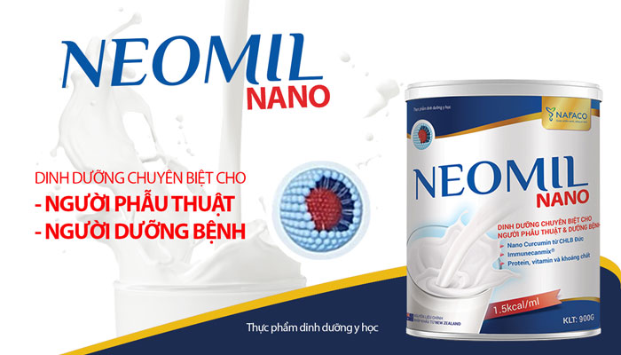 Neomil Nano Nafaco 900g - Sữa cho người phẫu thuật