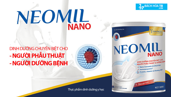 Sữa Neomil Nano Nafaco 900g dành cho người phẫu thuật có tốt không?