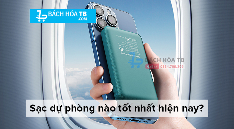 Pin sạc dự phòng nào tốt ? Tăng thời gian làm việc trên điện thoại